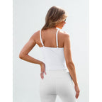Spaghetti Strap Crop Tank Tops for Women Cute Summer Camisoles for Teens Fitted Basic Layering Cami Undershirts