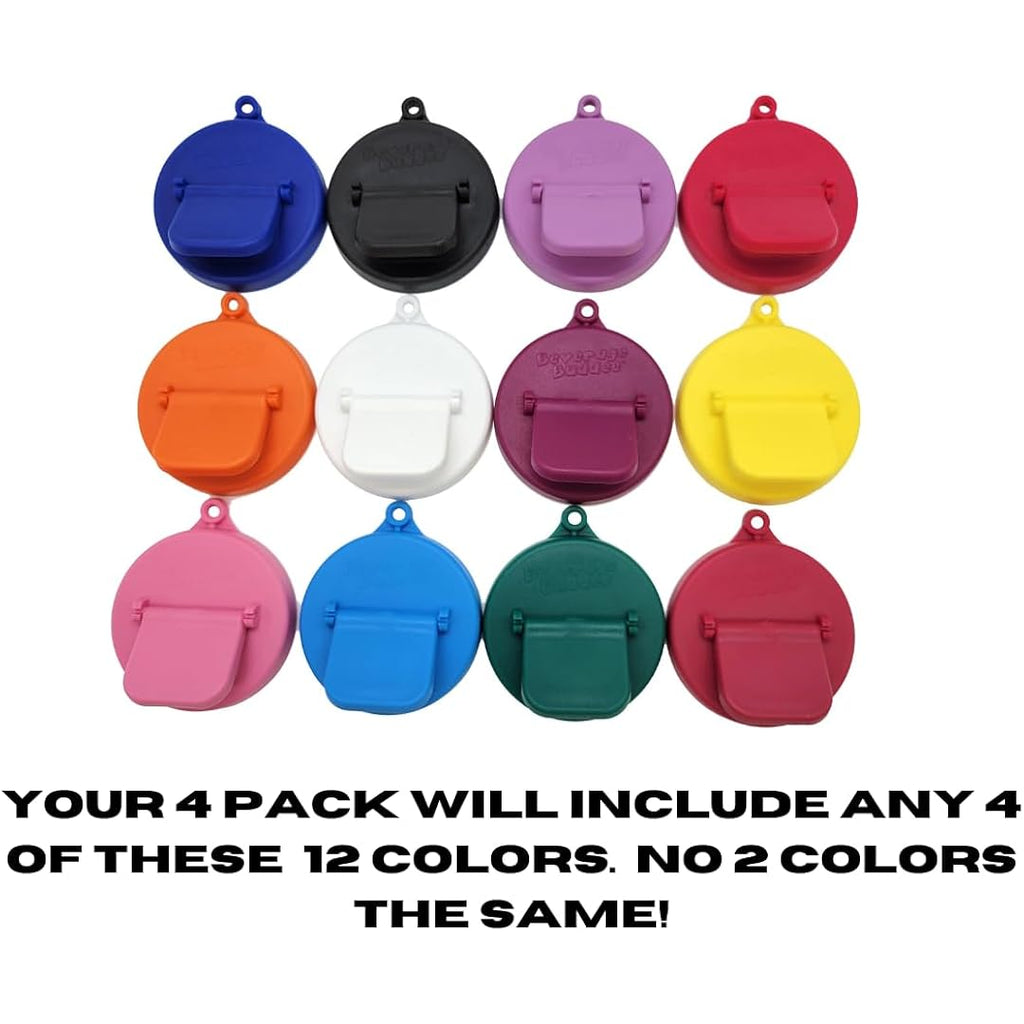 Can Cover - Best Can Cover For Standard Size Soda/Beer/Energy Drink Cans - Made In The USA - BPA-PCB Free - 4 pack (Asst Colors)