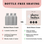 Kitsch Shaving Soap for Women - Hydrating Shave Butter & Shave Soap Bar - Nourishing Bar Soap for Smooth, Irritation-Free Shave – Paraben, Silicone & Sulfate-Free - Vegan, Made in USA - 4 oz