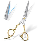 Professional Hair Cutting Scissors, Barber Shears With Razor Sharp Handcrafted Blades, Premium Stainless Steel For Salon Quality Home Use & Gift Box