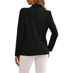 Women'S Blazer Business Casual Lapel Collar Long Sleeve Open Front Work Office Suit Jackets Blazer, S-Xl