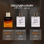 Bellavita Luxury G.O.A.T. Eau de Parfum | 100 ml (3.4 fl.oz.) | Perfume for Men | Citrus, Bergamot, Patchouli, and Vetiver Notes | Long Lasting Men's Fragrance