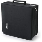 Ccidea Cd Case Dvd Case Storage Holder-264 Capacity,Media Binder, Cd Wallet, Disc Booklet, L11.4 X W 6.4 X H3.5 Inch (Black)