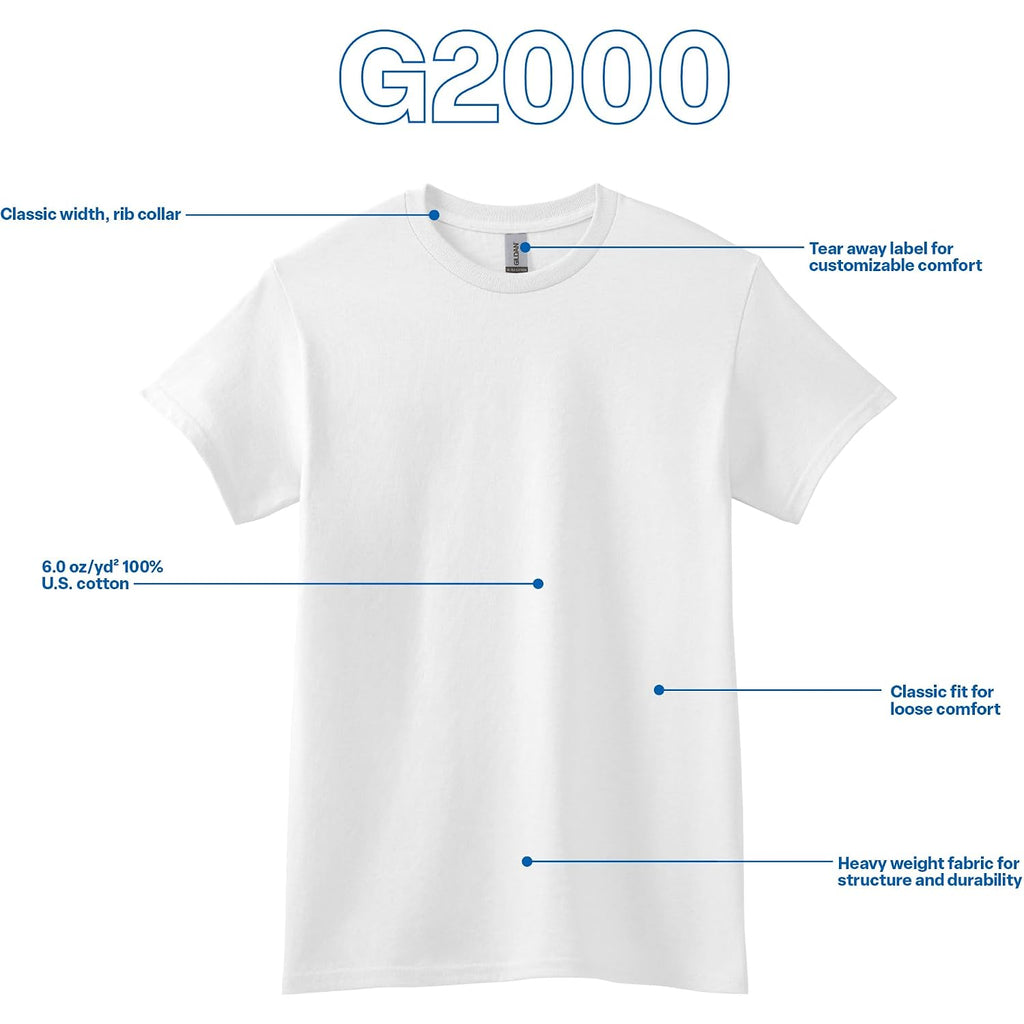 Gildan Adult Ultra Cotton T-Shirt, Style G2000, Multipack
