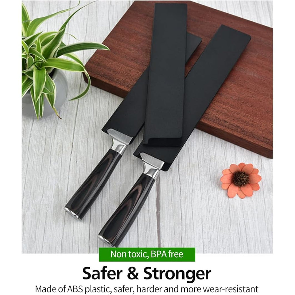 10pcs Universal Knife Edge Guards Set, Non-BPA Knife Sheath, Gentle on Your Blades