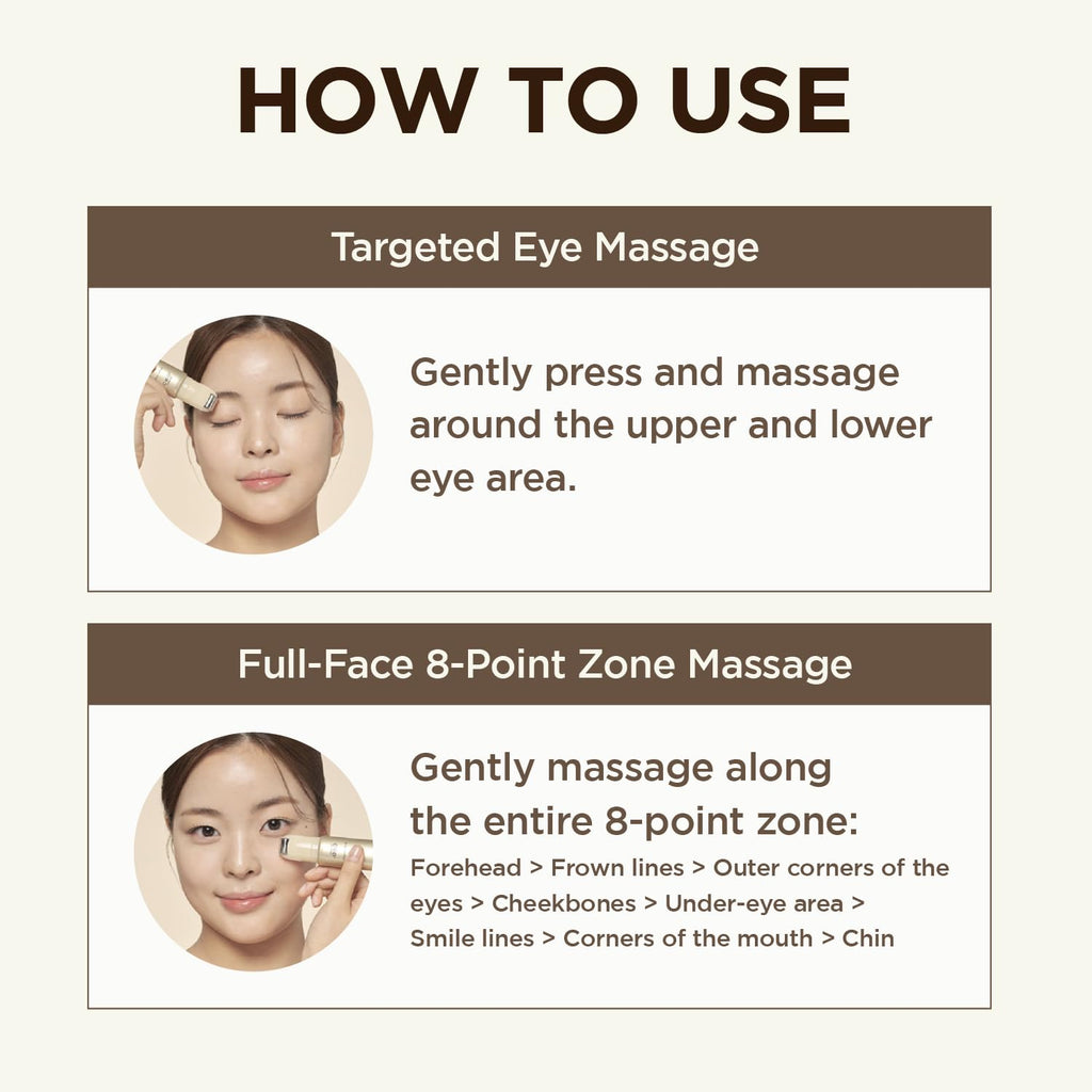 Ckd Retinal 5X Gua Sha Eye Cream [Refill], 1000Ppm Retinal Eye Moisturizer With Massage Roller For Wrinkles, Dark Circles, Puffiness, Firming & Hydrating Under Eye Care. Korean Skincare. 1.01 Fl Oz.