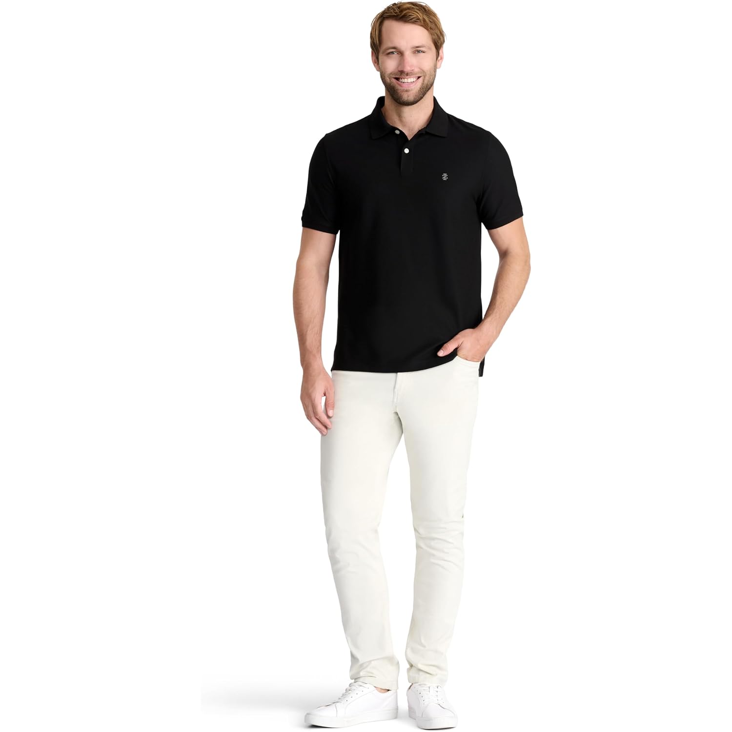 Izod Men'S Advantage Performance Short Sleeve Fashion Polo Shirt