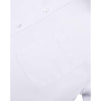 Alimens & Gentle Mens Short Sleeve Dress Shirts Wrinkle Free Solid Casual Button Down Shirts With Pocket