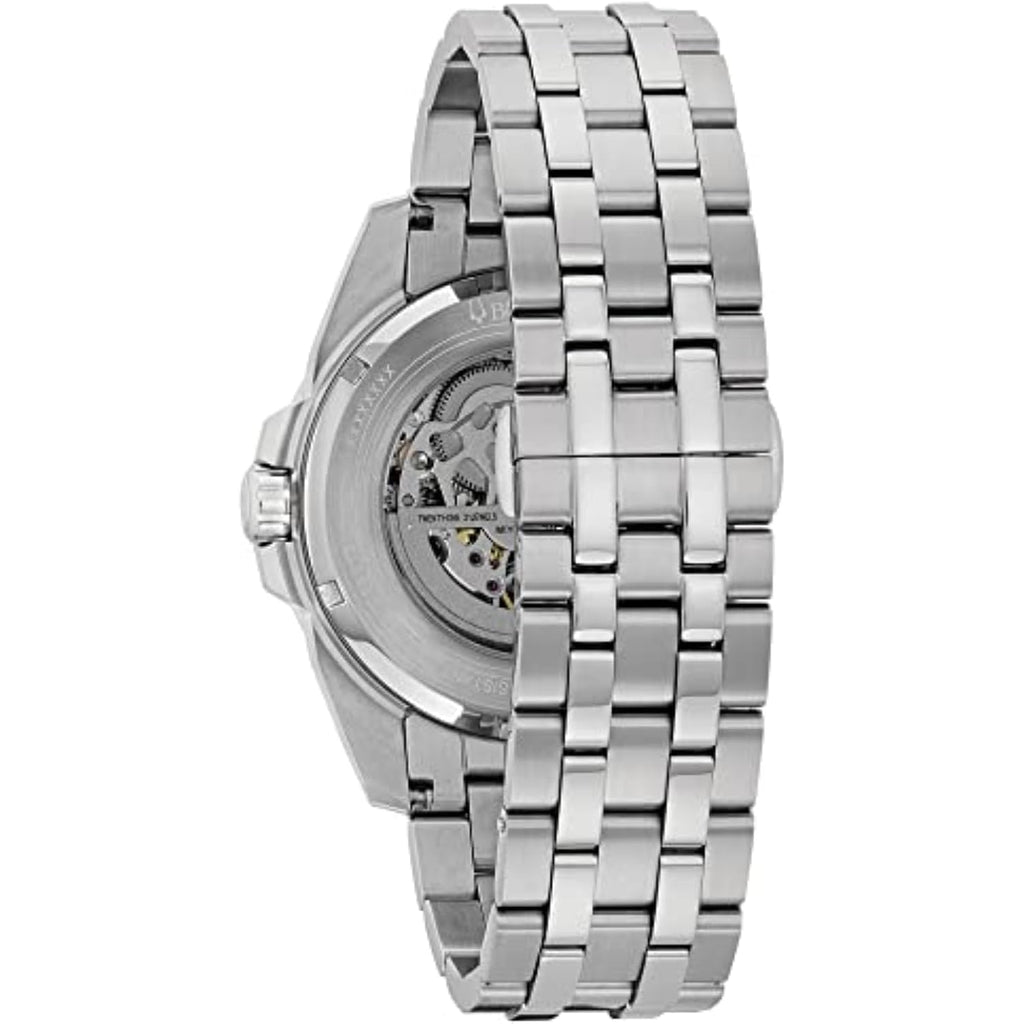 Bulova Men'S Classic Sutton 3-Hand 21-Jewel Automatic Watch, 42 Hour Power Reserve, Skeleton Dial, Luminous Hands, 100M Water Resistant, 43Mm