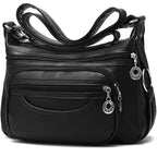 Mintegra Women Crossbody Bag Leather Handbag Pocketbook Lightweight Shoulder Purse | Leather