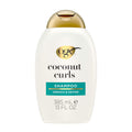 OGX Quenching + Coconut, Curl-Defining Shampoo, Hydrating & Nourishing Curly Hair Shampoo with Coconut Oil, Citrus Oil & Honey, Paraben, Sulfate-Free Surfactants, 13 floz