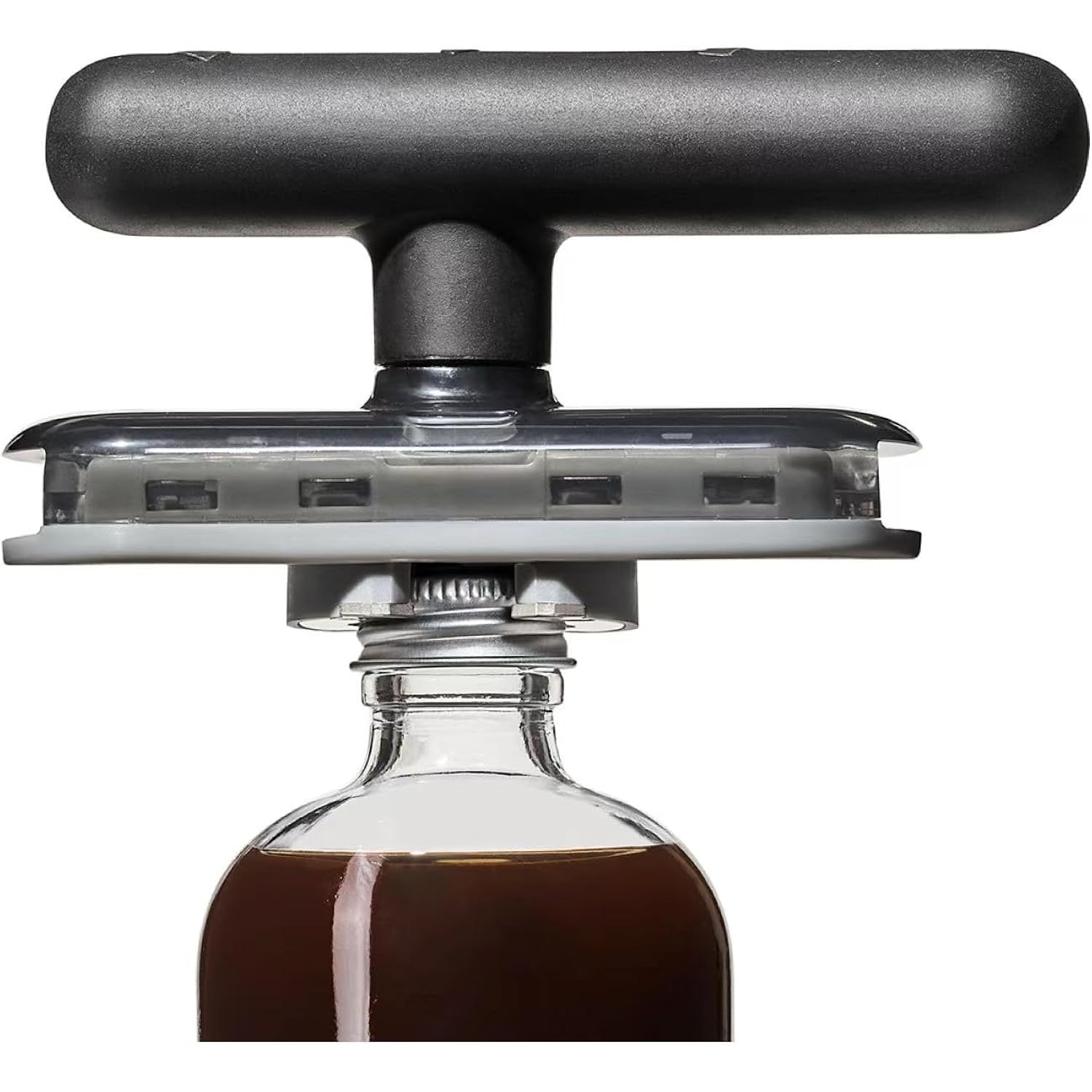1Pc Adjustable Jar And Bottle Opener - Smoothly Adjustable Design, Comfortable Easy-Grip Handle, Multifunctional For Various Containers, Reliable Manual Can Opener For Hassle-Free Effortless Access