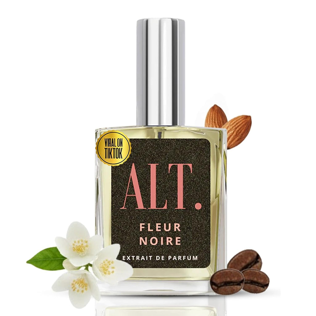Alt. Fragrances Fleur Noire - Inspired By Blk Opiu.M Perfume For Women, Extrait De Parfum, Long Lasting Fragrance With Coffee, Jasmine & Vanilla Notes, 60Ml