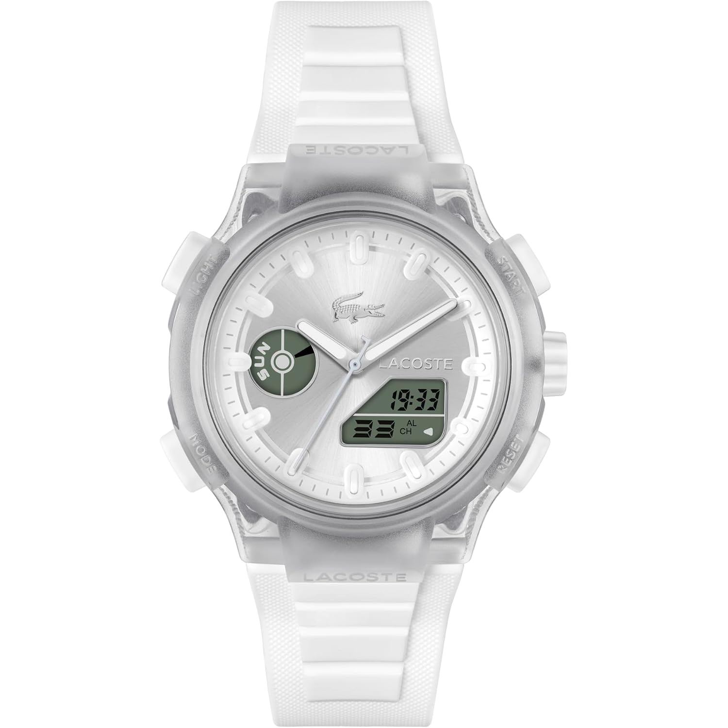 Lacoste Lc33 Women’S Analog-Digital Quartz Watch With Chronograph, Alarm And Calendar