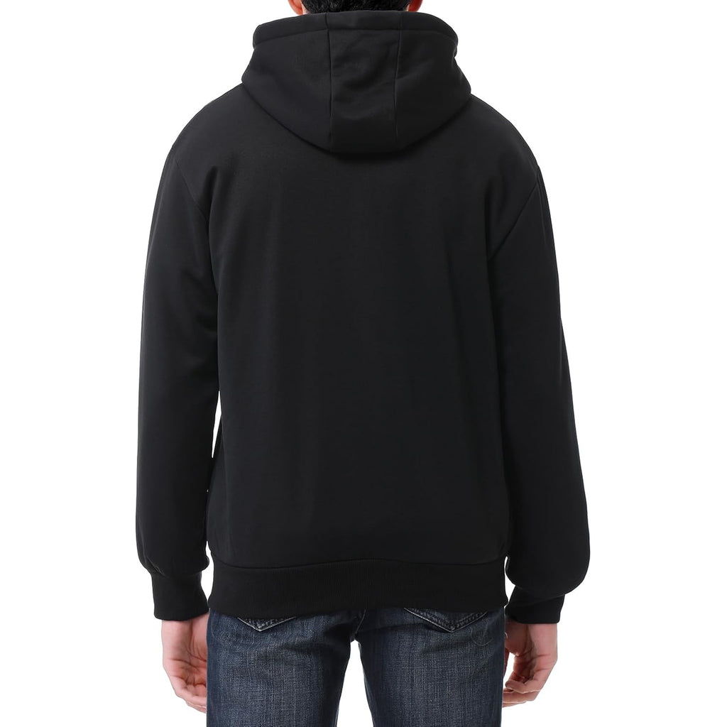 Tuaova Men'S Loose Fit Heavyweight Full Zip Fleece-Lined Hoodie Sweatshir