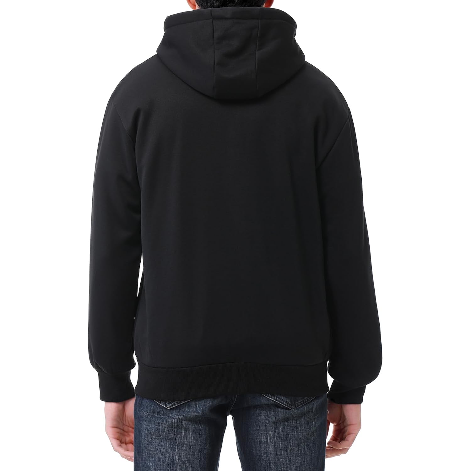 Tuaova Men'S Loose Fit Heavyweight Full Zip Fleece-Lined Hoodie Sweatshir