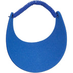 Otto Caps Fabric Foam Sun String Visor, Royal