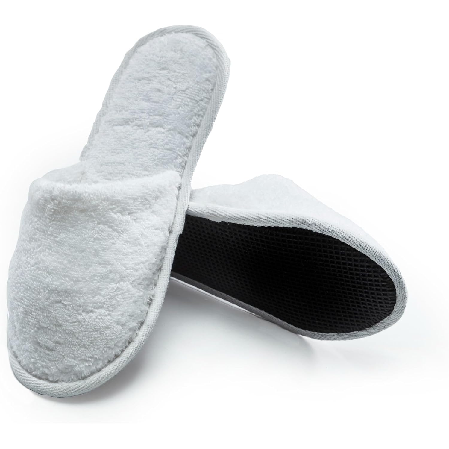 ESKYMODE Womens Cotton Bath Slippers, Terry Cloth Spa Slippers for Women