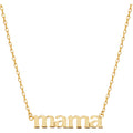 Ana Luisa Gold Dainty Mama Necklace for Women - Sentimental 14K Gold Nameplate Necklace for Mom - Hypoallergenic, Water-Resistant, Tarnish-Free Jewelry - Mother's Day Necklaces - Everyday Mom Jewelry