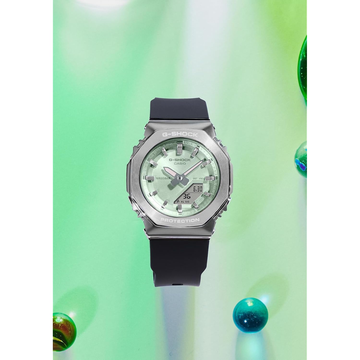 Casio Gm-S2110 Wristwatch, Metal Cover, Biomass Plastic