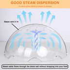 Flippable Microwave Splatter Cover,Microwave Cover for Food, Dish, Higher Microwave Plate Cover for Heating, Stay-Inside Splatter Guard for Microwave Oven, Innovative Lid-10.5 IN