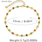 Yumikoo 18k Gold Plated Anklet Ankle Bracelets for Women