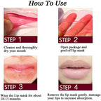 Lip Mask Patches,30Pcs Collagen Crystal Pink Care Gel Pads,Moisturizing Anti-Wrinkle Anti-Aging Firm Hydrate Lips,Remove Dead Skin Fine Lines Moisture Essence Make Your Dry Lip Attractive Sexy