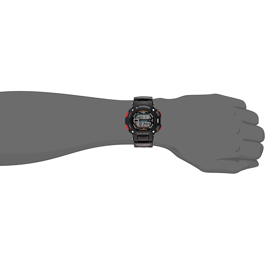 Casio G-Shock Mudman Super Dual Illuminator Men'S Quartz 52Mm Digital Watch G9000-1V
