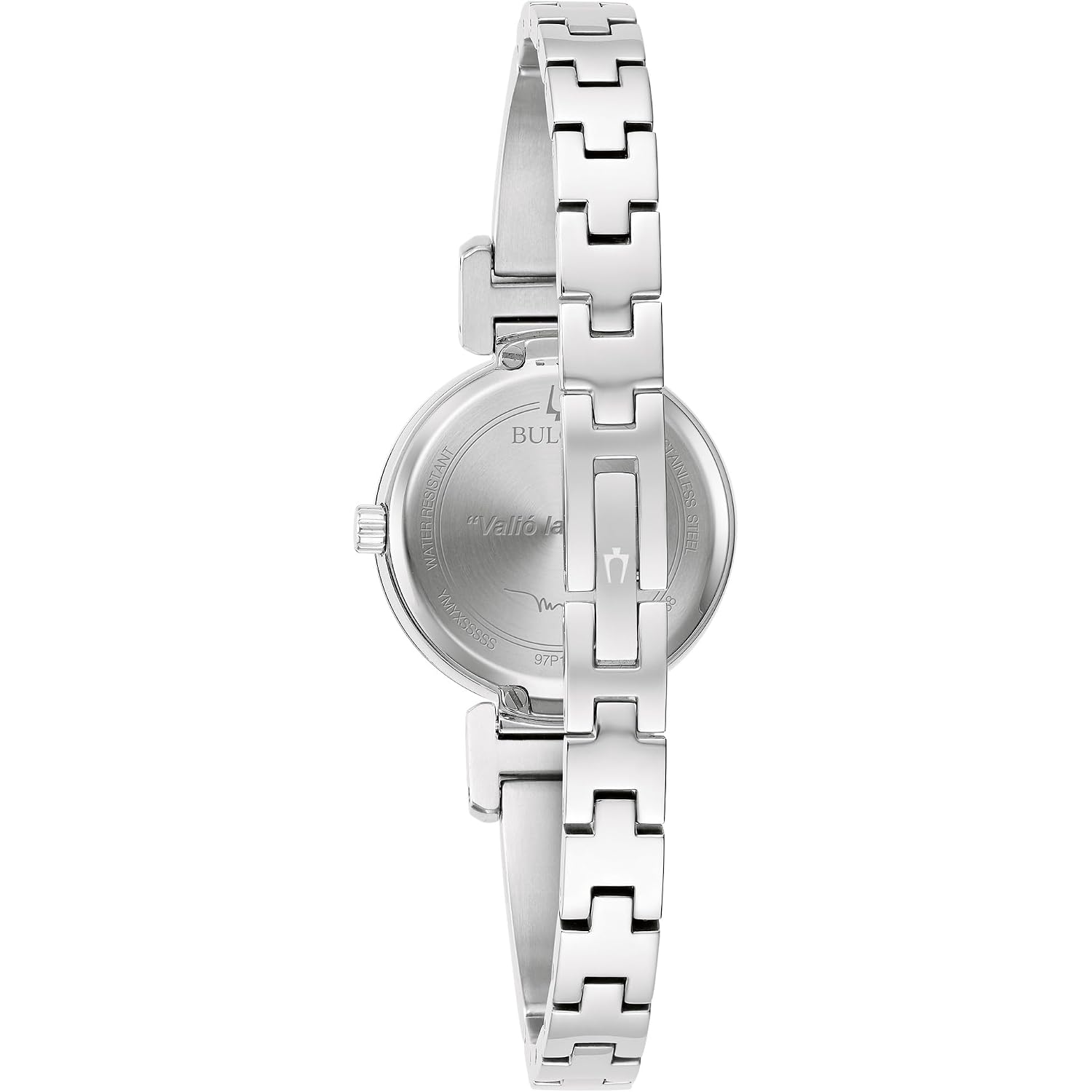 Bulova Marc Anthony Ladies Modern Diamond Stainless Steel Bangle Bracelet Watch
