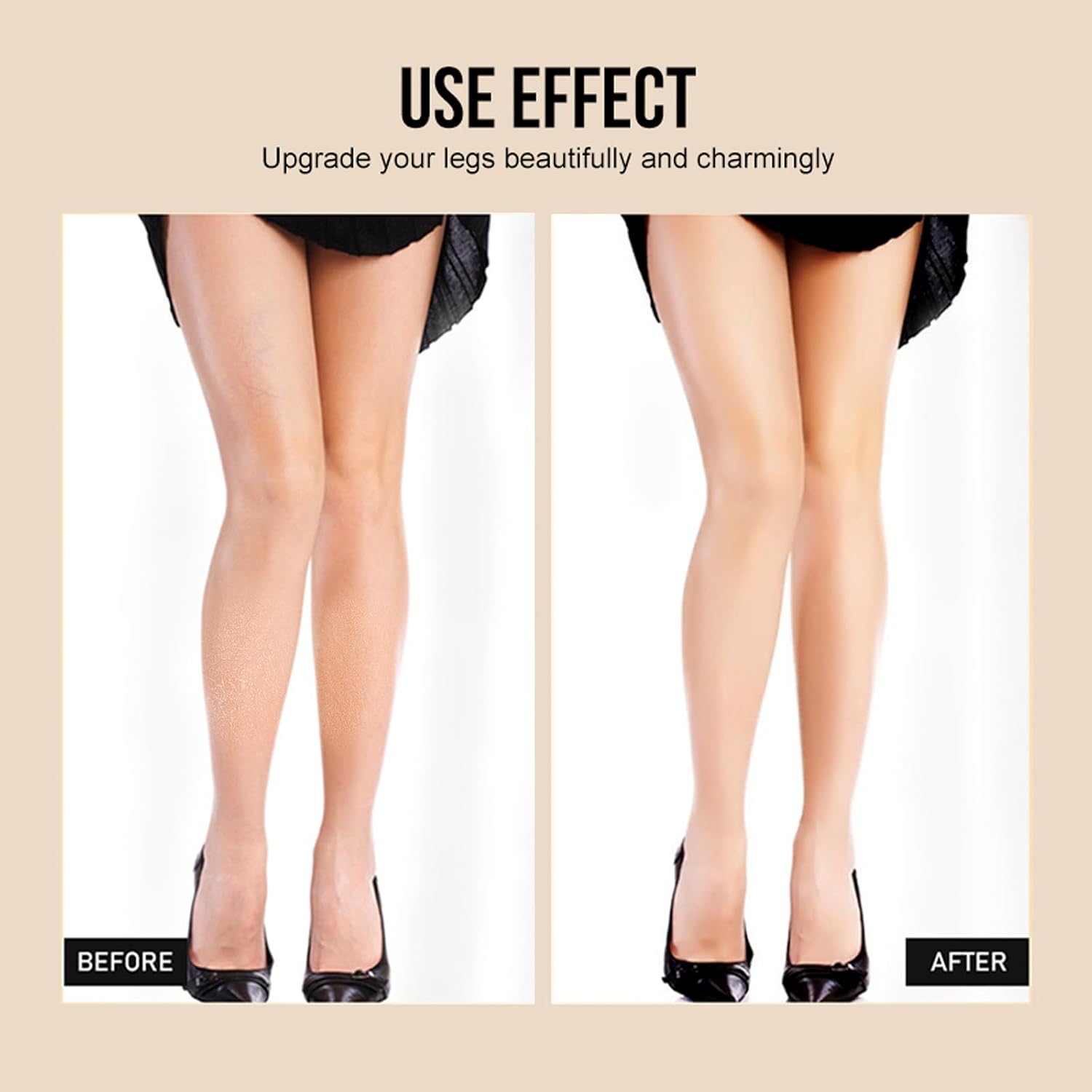O’Cheal Waterproof Leg Makeup Cream, No Transfer Tattoo Cover Up&Scar Concealer, Long Lasting Body Foundation For Flawless Skin, Leg Varicose Vein Cover Up, Suitable All Skin Tones (Nature)