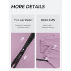 Saphirose Women'S Long Packable Raincoat Waterproof Rain Jacket Lightweight Outdoor Windbreaker With Hood