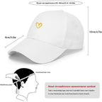 Malaxlx Women's Men's Fashion Baseball Cap Adjustable Strapback Hats Dad Hat Visor Sports Hat