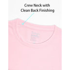 Zengjo Mens Crewneck T Shirts Relaxed Plain Soft Triblend Basic Tees