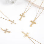 Cross Pendant Necklace for Women Jewelry Gold Cross Necklaces for Women Cross Necklace Minimalist Trendy Jewelry Valentines Day