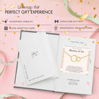 HOPE LOVE SHINE Twins “Mom to Be” Necklace – First Mothers Day Gift for Expecting Mom of Twins – Sterling Silver Double Circle Pendant