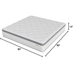 Novilla Queen Mattress, 12 Inch Hybrid Mattress Queen With Comfort Foam,Innerspring Pillow Top Mattresses In A Box, Pressure & Pain Relief, Soft Feel But Supportive