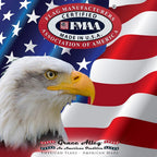 Grace Alley American Flag 3X5, Made In The Usa, Outdoor Uv Fade Resistant, Waterproof, Vibrant Color, Long Lasting Polyester Cotton Blend With Brass Grommets