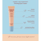 Current State Peptide + Caffeine Eye Cream - Lightweight Dark Circles Under Eye Treatment - Brightening Under Eye Cream For Fine Lines, Sagginess, And Dryness With Coconut Water, .5 Fl Oz.