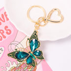 Shimmering Keychain for Women Girls,Sparkly Bag Charm & Car Pendant, Gift for Friends Daughter Loves