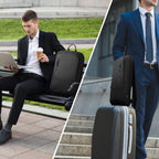 Hk Backpack For Men Business Slim Laptop Bag | Anti Theft Travel Backpacks 15.6 Inch Laptop Water Resistant Computer Bag For Work Office College, Black