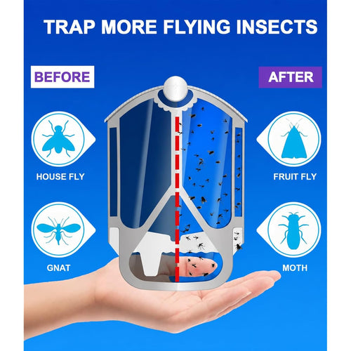 24 Pack Refill Cartridge Kit Compatible With Plug-In Light M364 And Max, Flying Insect Trap Refills Replacements For House & Fruit Flies, Easy To Use