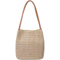 Aphoraeny Straw Beach Bag Buckets Totes Handbag Shoulder Tote Bag Straw Purse Summer Purse Women Summer Handbag