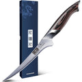 HOSHANHO Fillet Knife 7 Inch, Super Sharp Boning Knife in High Carbon Stainless Steel, Professional Japanese Fish Knives for Meat Poultry Cutting