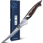 HOSHANHO Fillet Knife 7 Inch, Super Sharp Boning Knife in High Carbon Stainless Steel, Professional Japanese Fish Knives for Meat Poultry Cutting