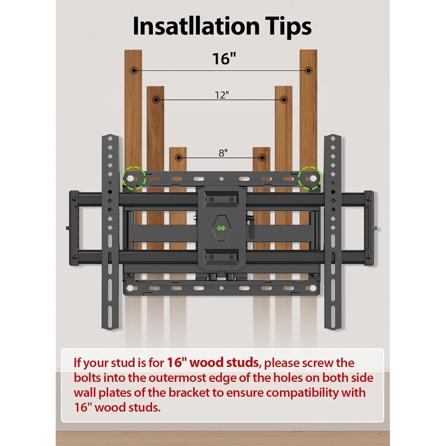 Full Motion Tv Wall Mount For 42 55 65 75 85 86 Inch, Tv Mount Swivel And Tilt,Wall Mount Bracket With Dual Articulating Arms Up To 132Lbs, Vesa 600X400Mm, Max 16" Wood Studs, Usx Mount Xml019