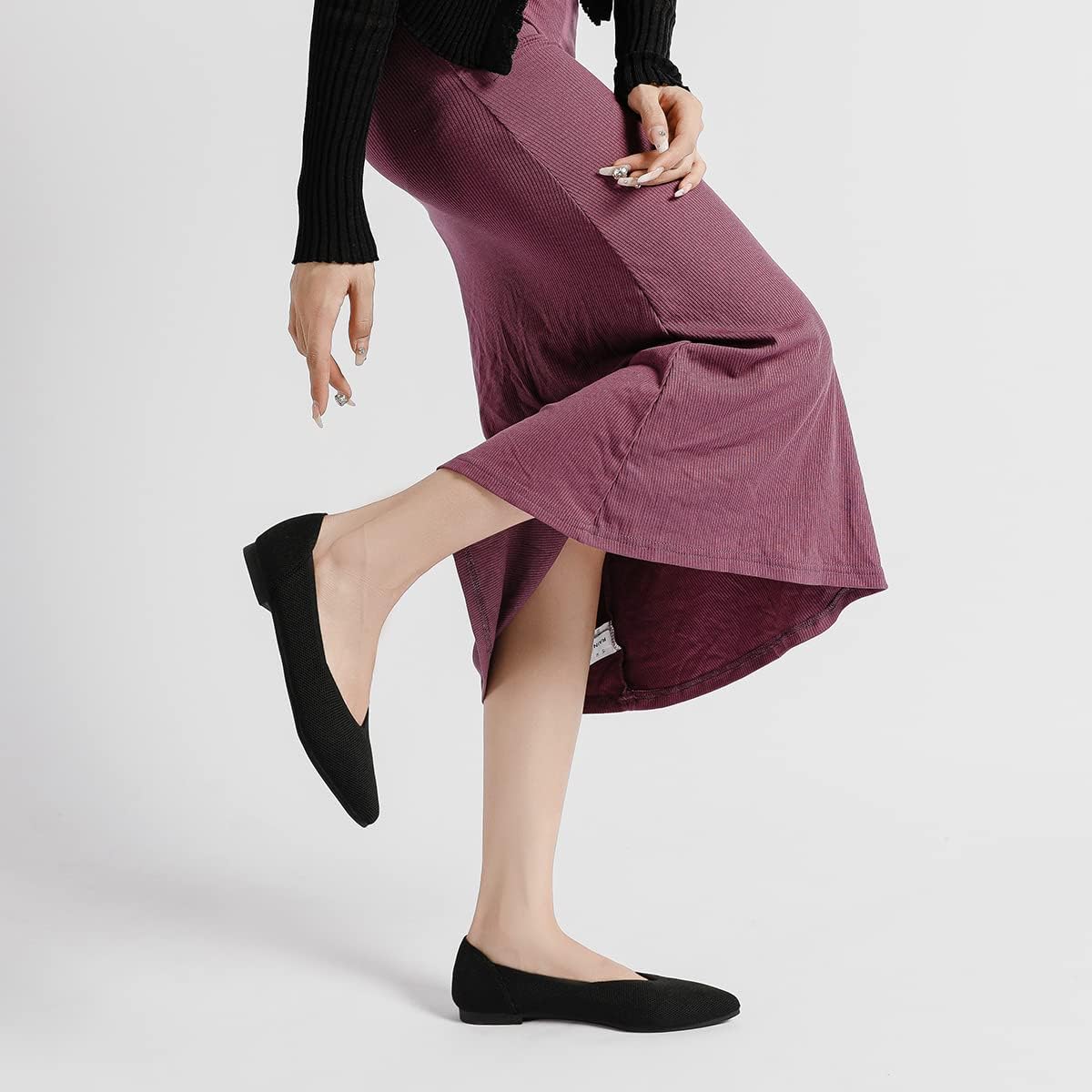 Women'S Ballet Flats Comfortable Casual Dressy Shoes,Work Flats Office Shoes Pointed Toe Leopard Flats.