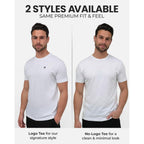 Into The Am Mens T Shirts Soft Cotton Blend Crew Neck Tee S - 4Xl Athletic Fit Plain Casual T-Shirt For Men