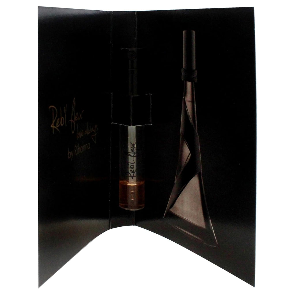 5 Rihanna perfume samples for women: Crush, Reb'l Fleur, Kiss, Rogue, and Rebelle. Fragrance sample vial bottles perfume Set. Great for small gift or to try before purchasing bigger bottles.