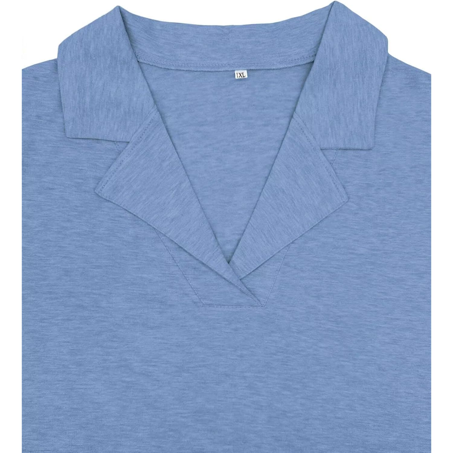 Plus Size Polo Shirts for Women V Neck Collared Shirt Casual Short Sleeve Tops Summer Loose Fit Dressy Tunic Blouses