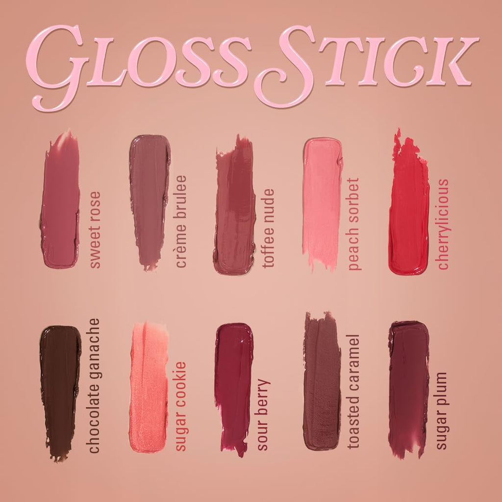 Revolution Beauty London, Pout Lip Gloss Stick, Pigmented High-Shine Formula with Hyaluronic Acid & Vitamin E, Vegan & Cruelty-Free, Sugar Plum Mauve, 0.1 fl oz